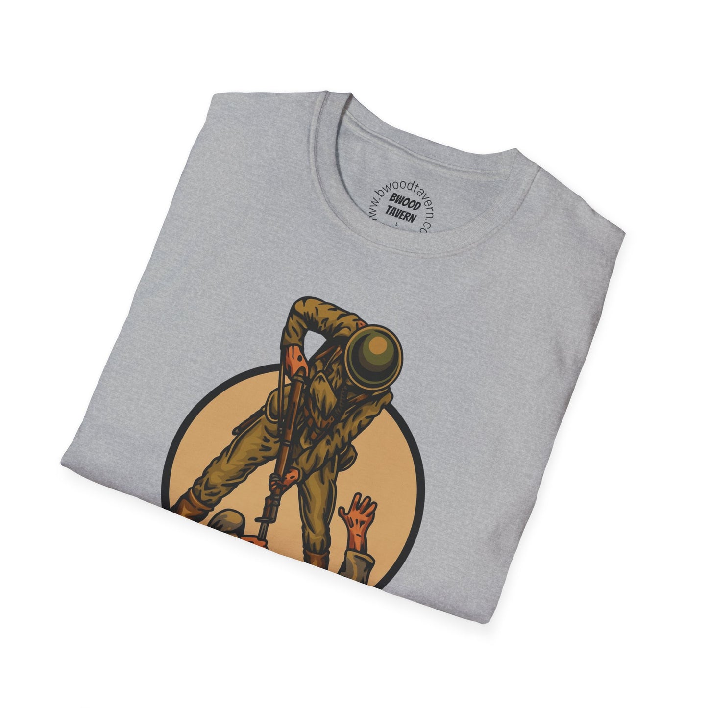 Marine Bayonetting Hun Unisex Softstyle T-Shirt