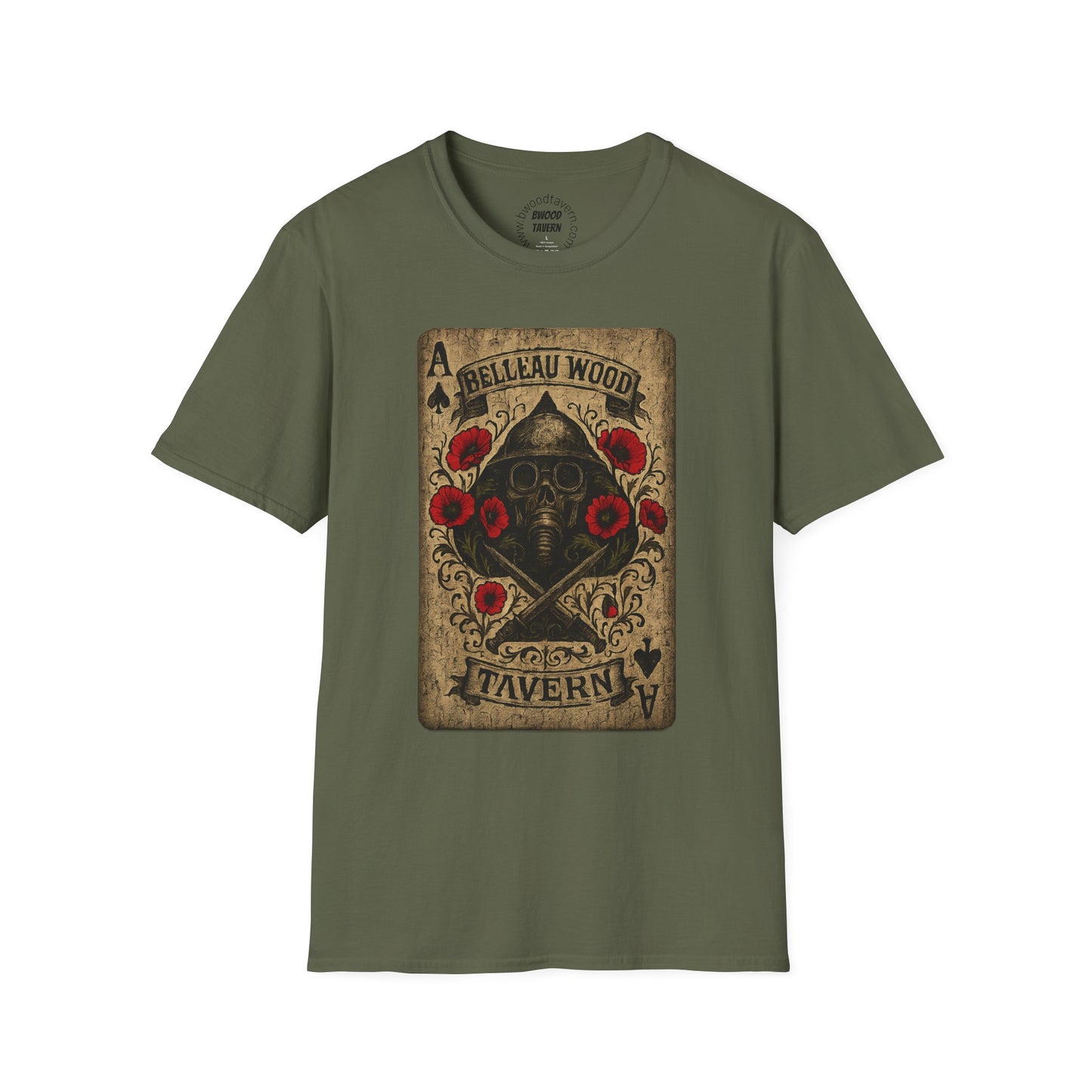 Ace of Spades Skull Unisex Softstyle T-Shirt