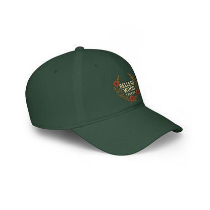 Belleau Wood Tavern Low Profile Baseball Cap — Vintage Wreath Logo Hat