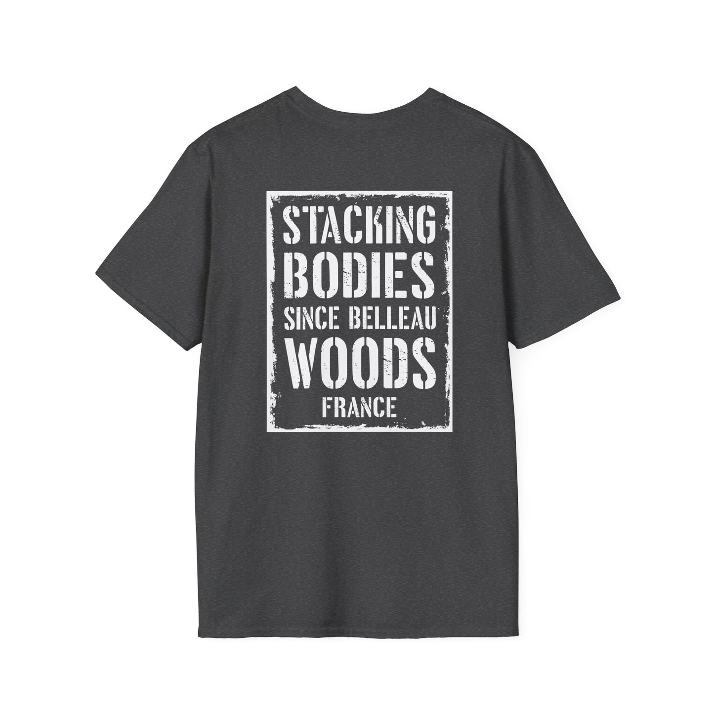 Belleau Wood Tavern – Wheat & Poppies Wreath Tee Stacking Bodies