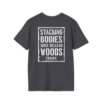 Belleau Wood Tavern – Wheat & Poppies Wreath Tee Stacking Bodies