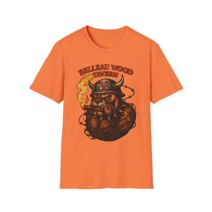 BELLEAU WOOD TAVERN Devil Dog USMC Unisex Softstyle T-Shirt, Vintage Graphic Tee