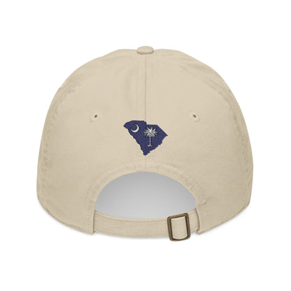 Belleau Wood Tavern Hat SC Logo Organic Embroidered Baseball Cap -Tan/Olive Drab