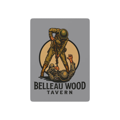 Devil Dog Bayoneting Hun- Belleau Wood Tavern Poker Playing Cards - USMC