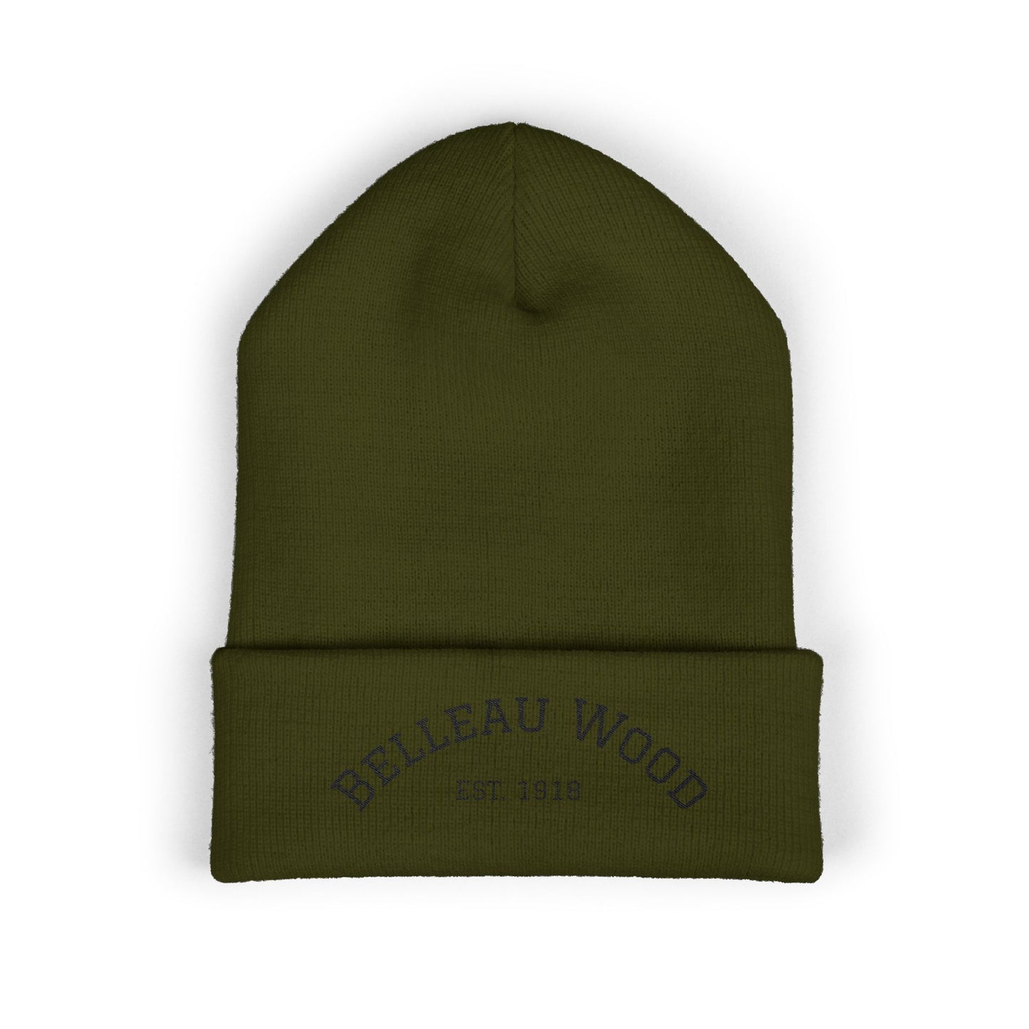 Belleau Wood Classic Cuffed Beanie - Embroidered Winter Hat