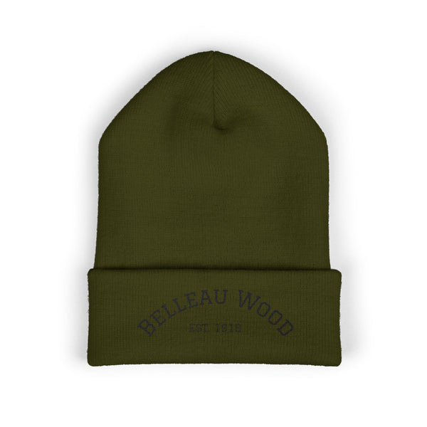 Belleau Wood Classic Cuffed Beanie - Embroidered Winter Hat