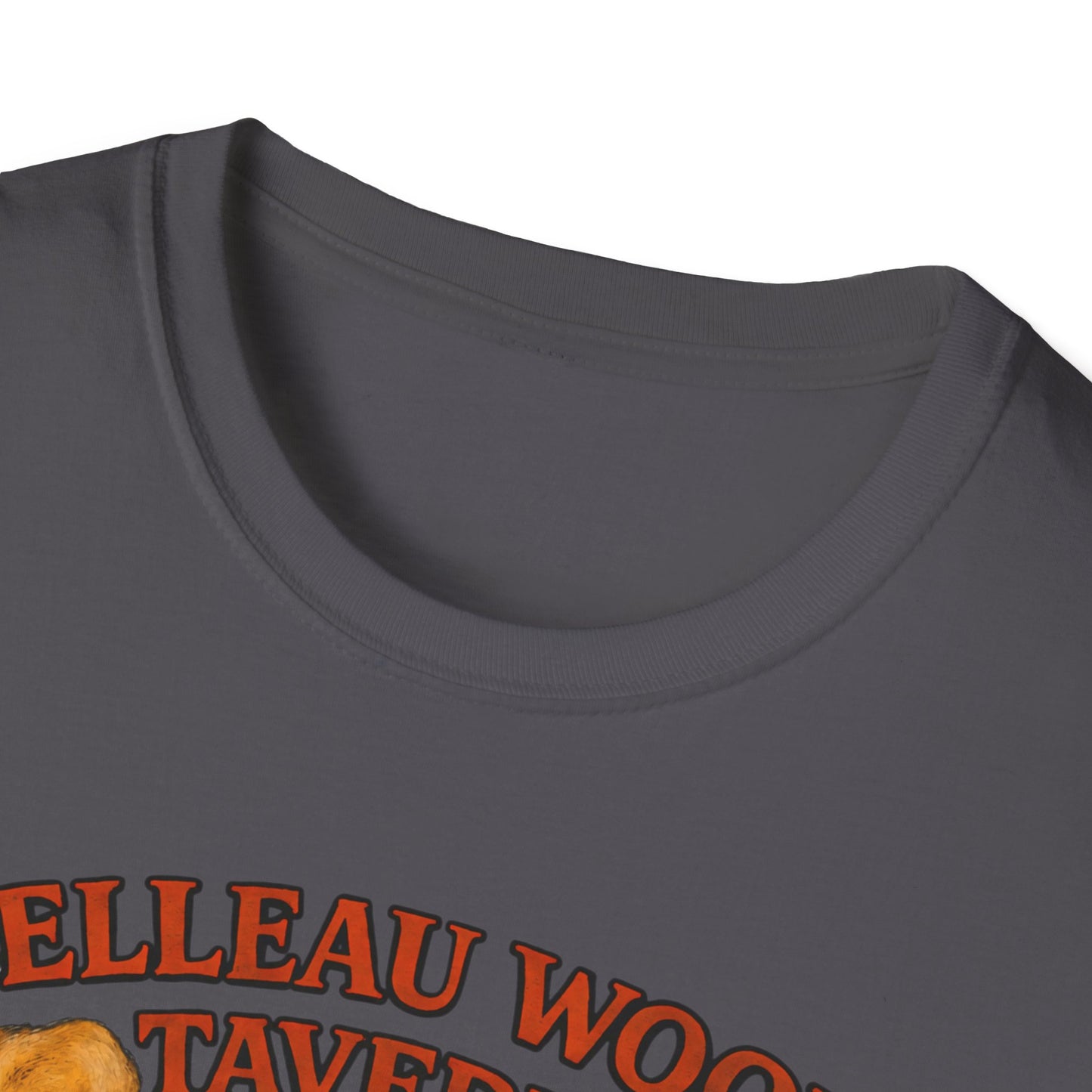 BELLEAU WOOD TAVERN Devil Dog USMC Unisex Softstyle T-Shirt, Vintage Graphic Tee