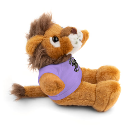 Personalized Stuffed Animal with Belleau Wood Skull T-Shirt Design