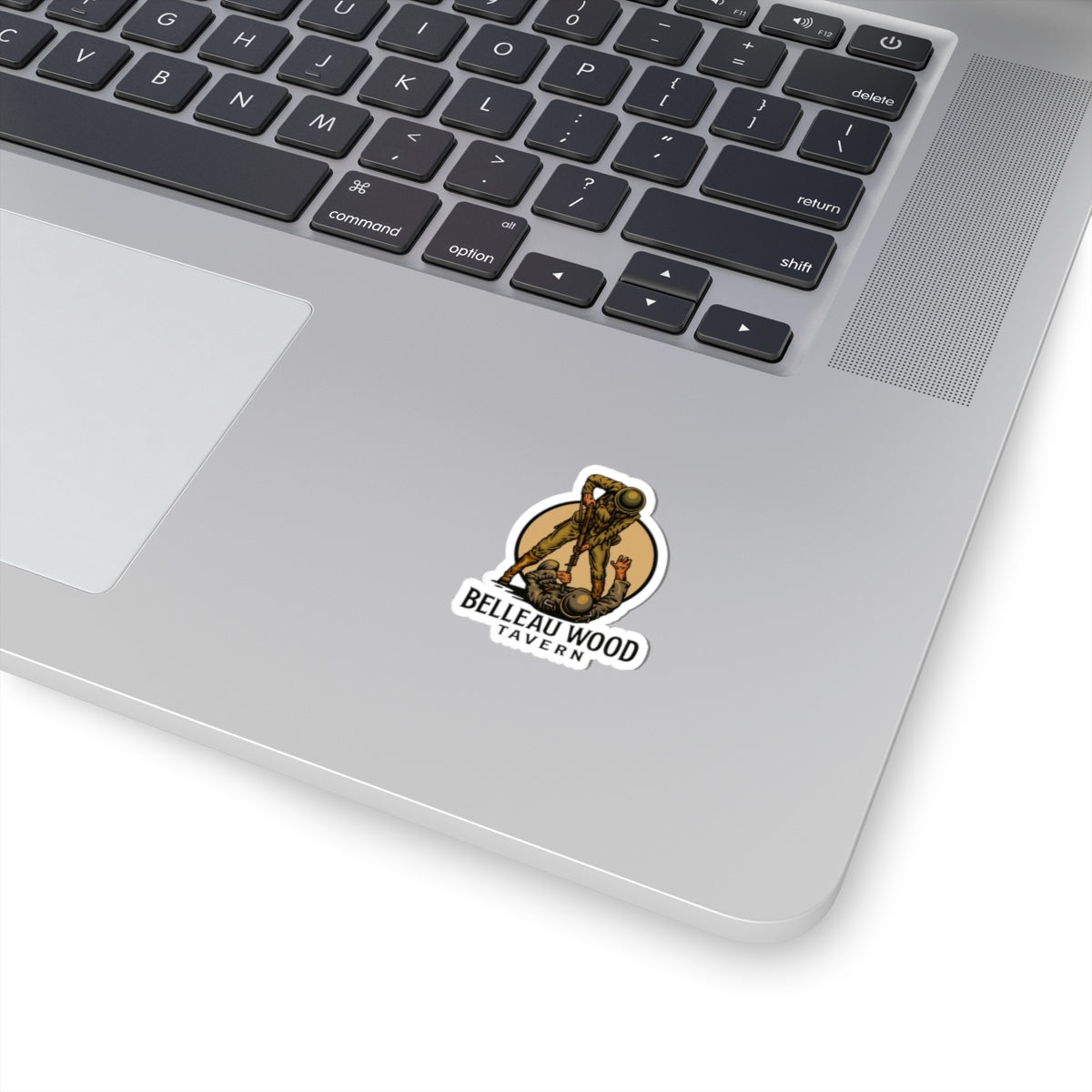 Vintage Military Kiss-Cut Stickers | Belleau Wood Tavern | Laptop Accessories