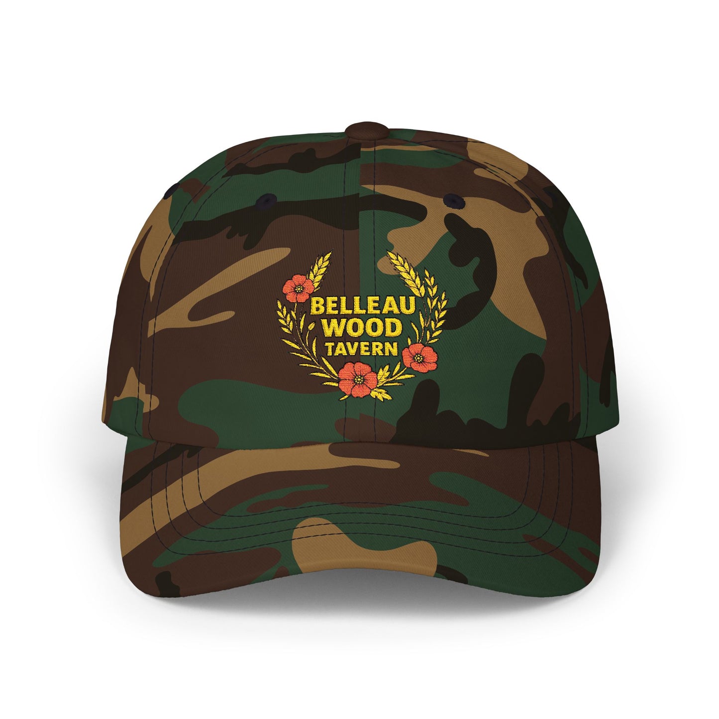 Beefcake Woodcycles Floral Logo Dad Cap