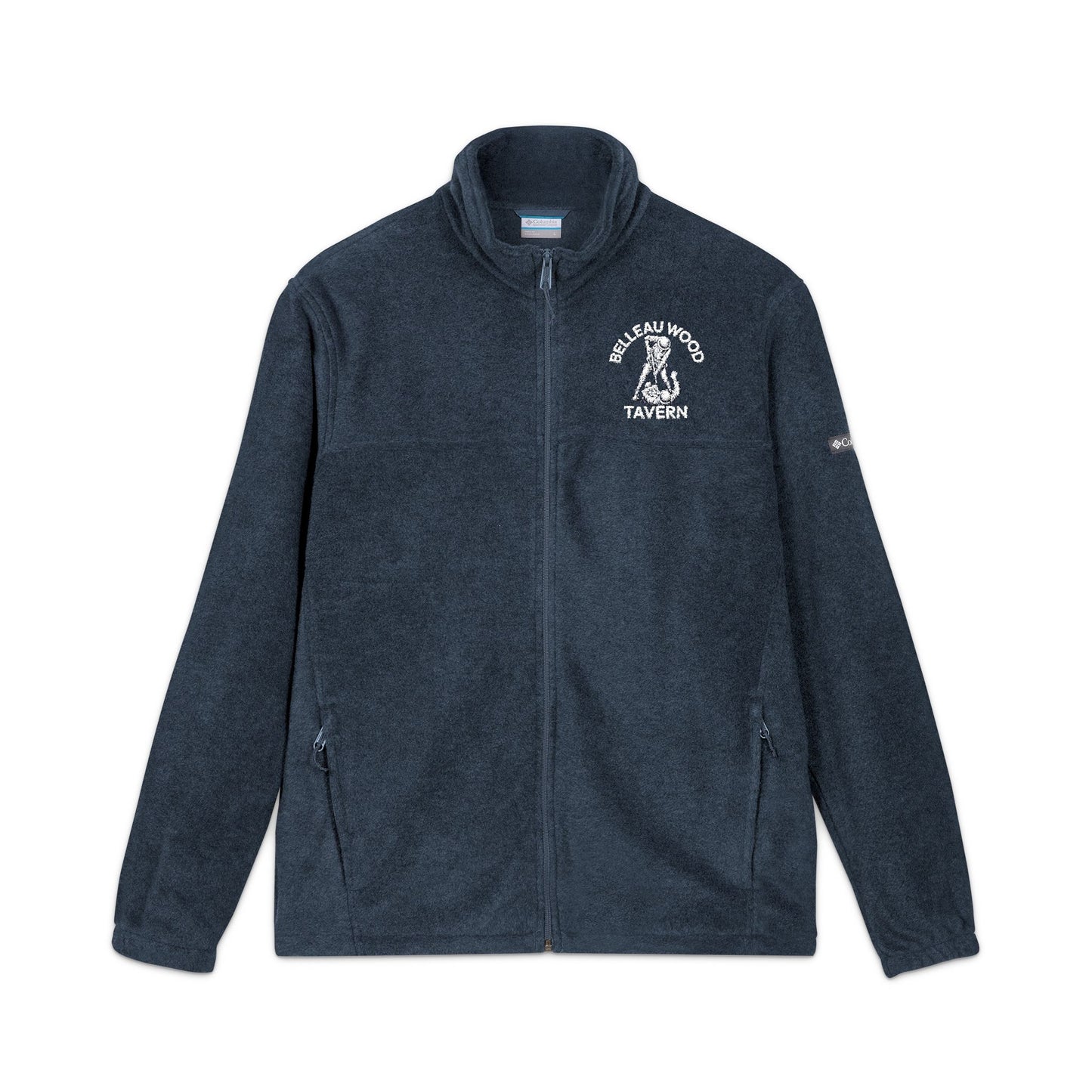 Belleau Wood Tavern Embroidered Fleece Jacket-Men & Women, Perfect for Outdoors