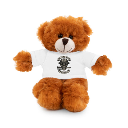 Personalized Stuffed Animal with Belleau Wood Skull T-Shirt Design