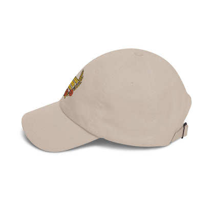 Beefcake Woodcycles Floral Logo Dad Cap