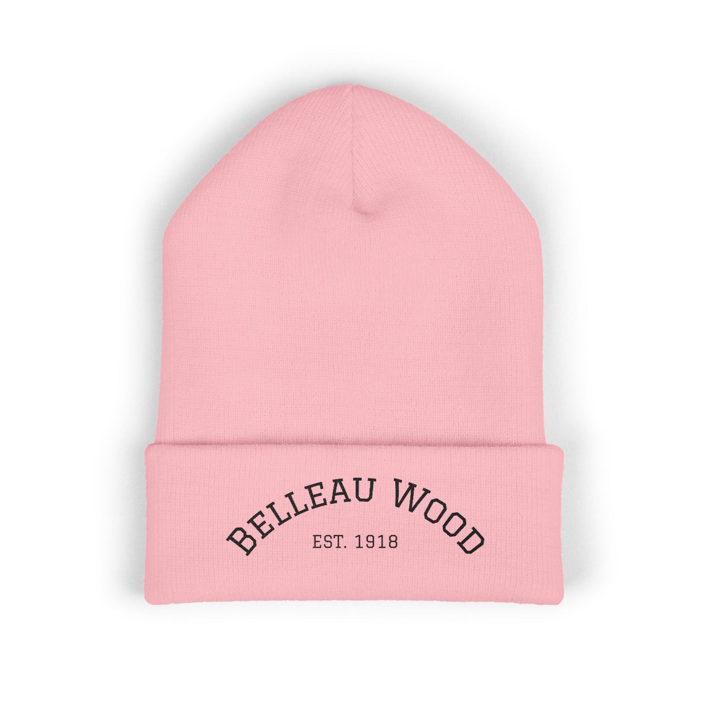 Belleau Wood Classic Cuffed Beanie - Embroidered Winter Hat