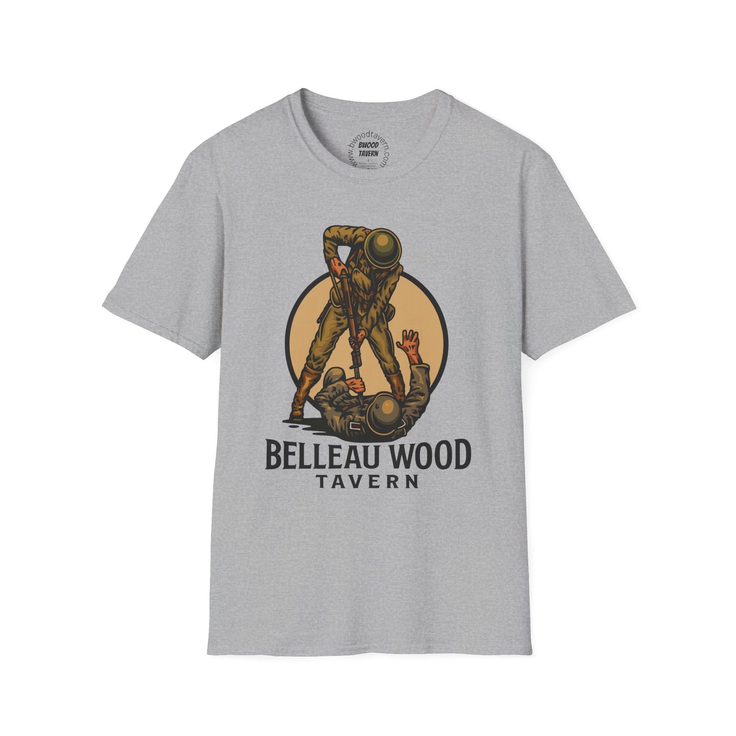 Marine Bayonetting Hun Unisex Softstyle T-Shirt