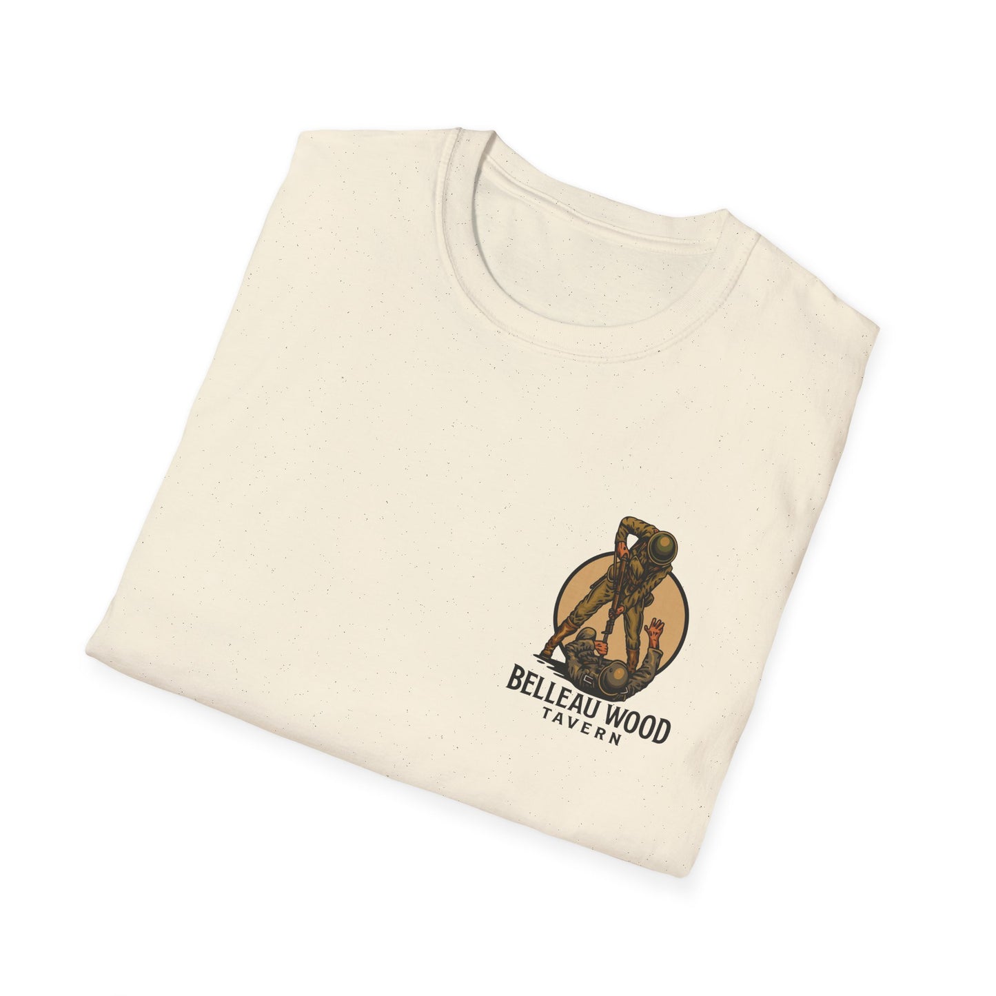 Tears of Our Enemies Graphic T-Shirt — Belleau Wood Tavern Logo Front