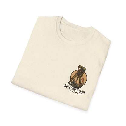 Tears of Our Enemies Graphic T-Shirt — Belleau Wood Tavern Logo Front