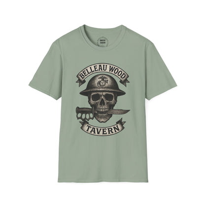 Skull with Bayonet Unisex Softstyle T-Shirt