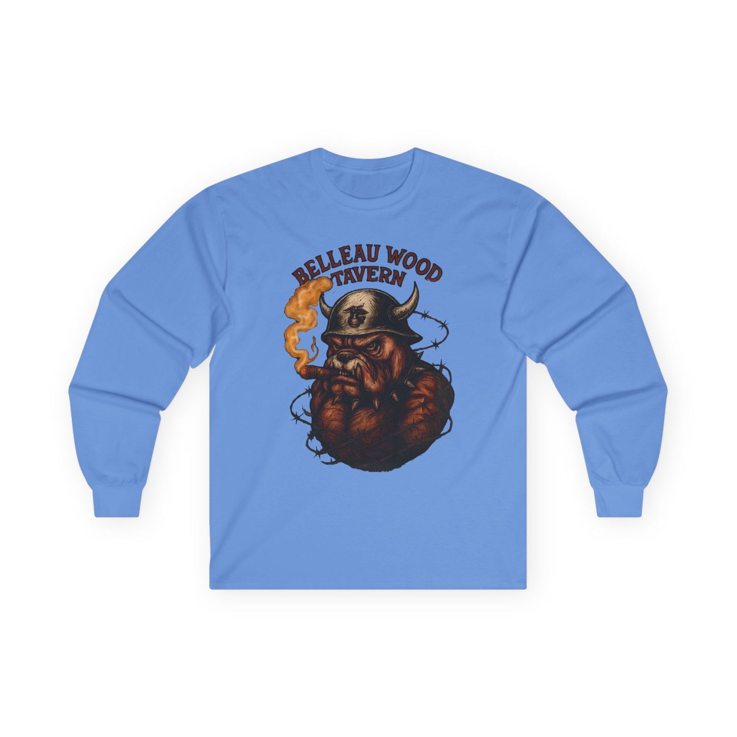 Bulldog - Retreat HELL Belleau Wood Tavern Long Sleeve Tee
