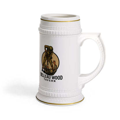 Devil Dog Bayonetting Hun - Come On You Sons A Bitches... Beer Stein Mug