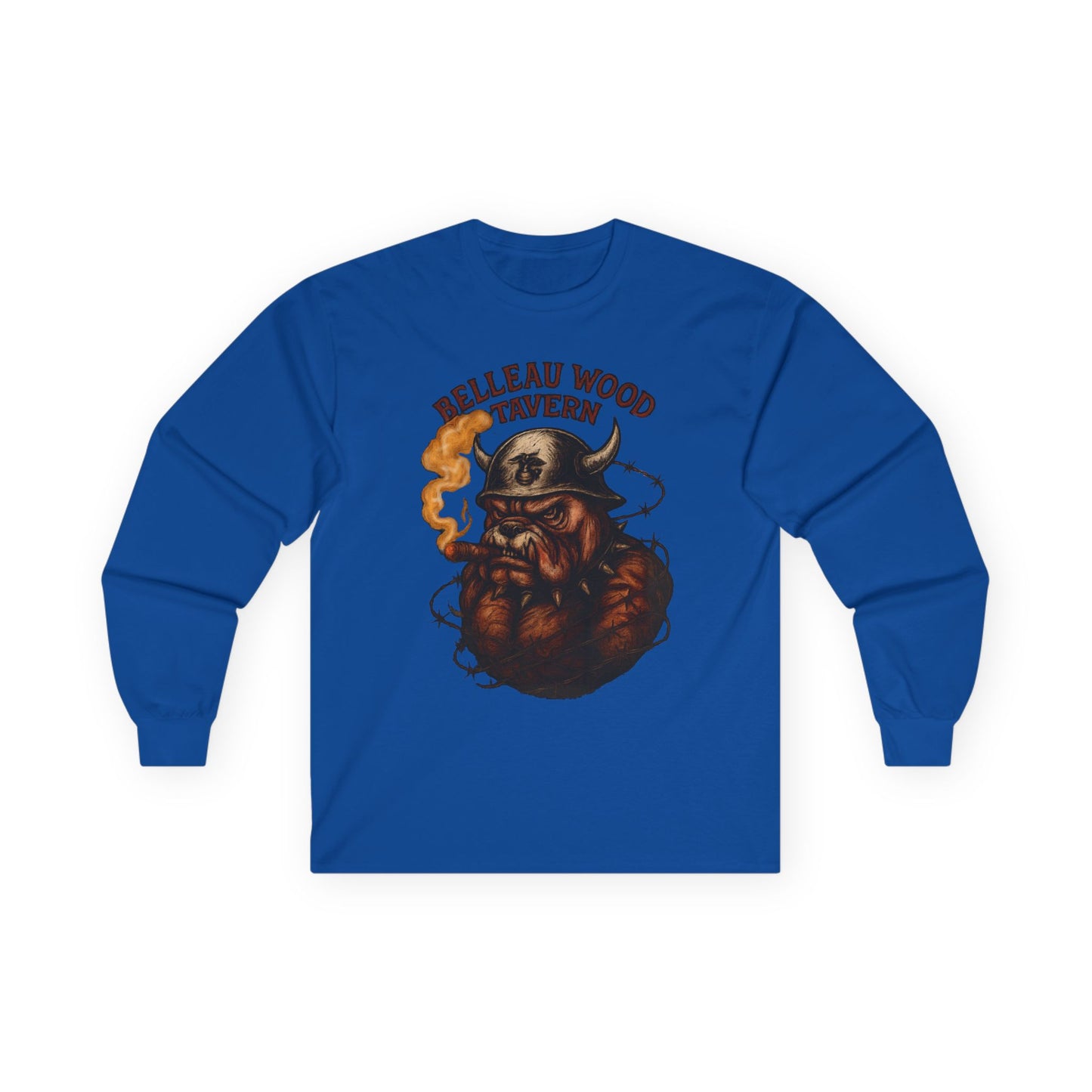 Bulldog - Retreat HELL Belleau Wood Tavern Long Sleeve Tee
