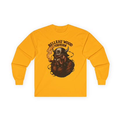 Bulldog - Retreat HELL Belleau Wood Tavern Long Sleeve Tee