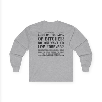 Skull Dagger- Sons of Bitches -Belleau Wood Tavern Long Sleeve Tee