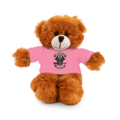 Personalized Stuffed Animal with Belleau Wood Skull T-Shirt Design