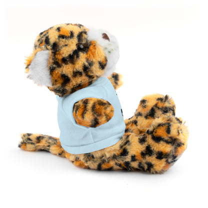 Personalized Stuffed Animal with Belleau Wood Skull T-Shirt Design