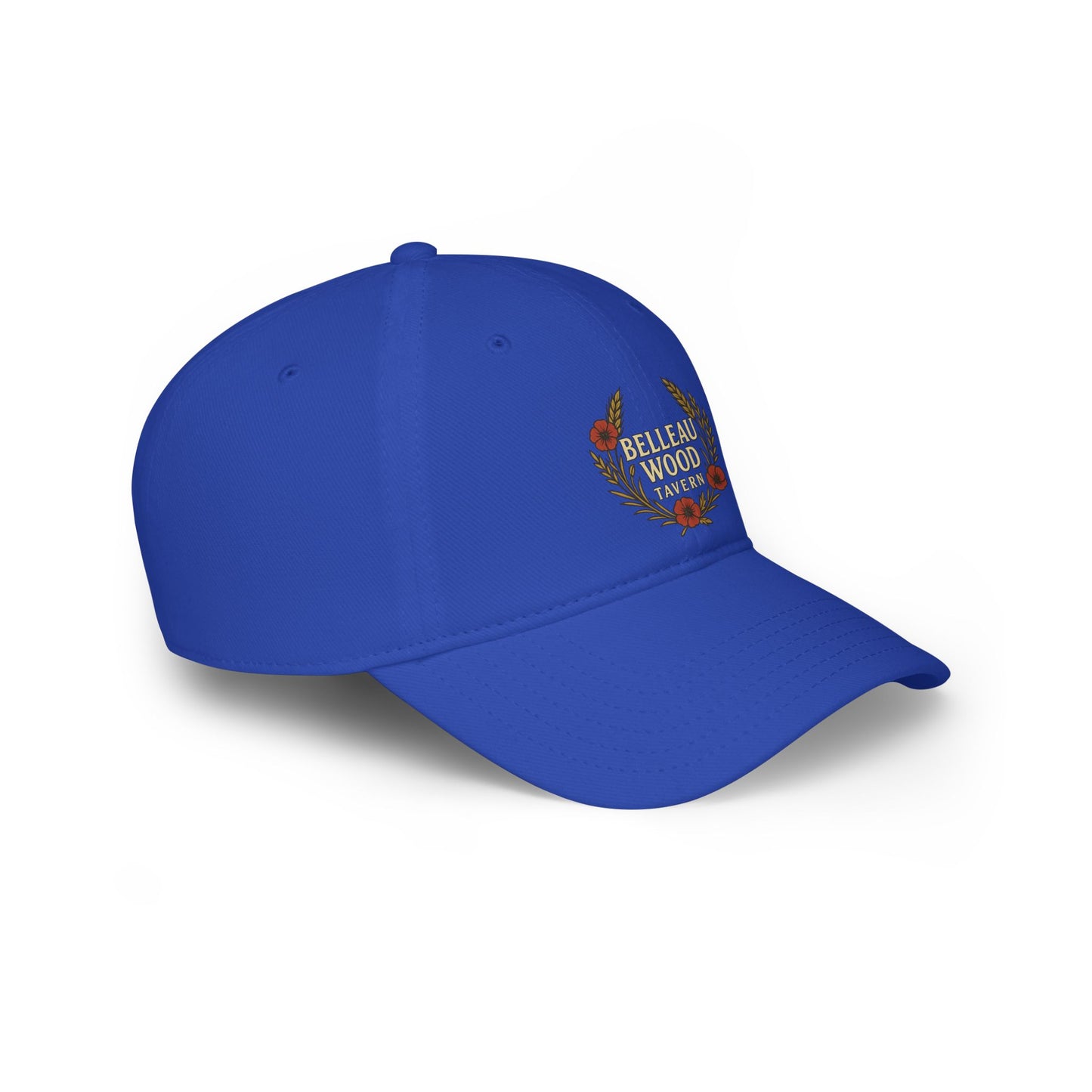 Belleau Wood Tavern Low Profile Baseball Cap — Vintage Wreath Logo Hat