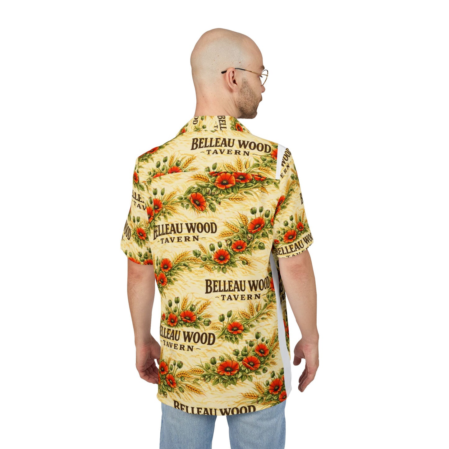 Belleau Wood Tavern Floral Hawaiian Shirt