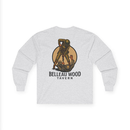 The Jack (Back) -Belleau Wood Tavern Long Sleeve Tee - Unisex Ultra Cotton Shirt