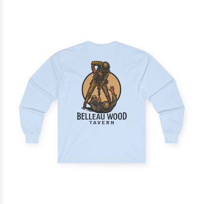 The Jack (Back) -Belleau Wood Tavern Long Sleeve Tee - Unisex Ultra Cotton Shirt