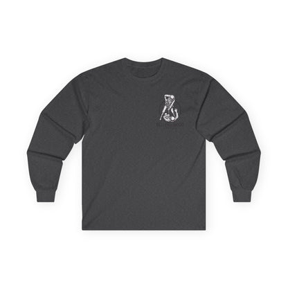 Beer Flag (Back) -Belleau Wood Tavern Long Sleeve Tee - Unisex Ultra Cotton Shirt