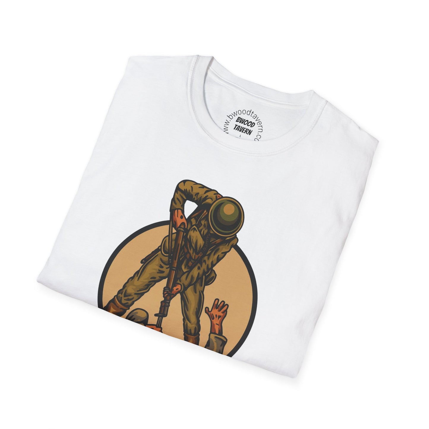 Marine Bayonetting Hun Unisex Softstyle T-Shirt