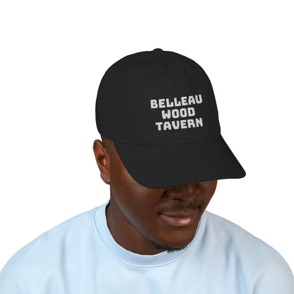 Belleau Wood Tavern Hat with SC Logo Embroidered Baseball Cap (Black Grey)