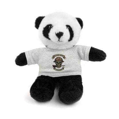 Personalized Stuffed Animal with Belleau Wood Skull T-Shirt Design