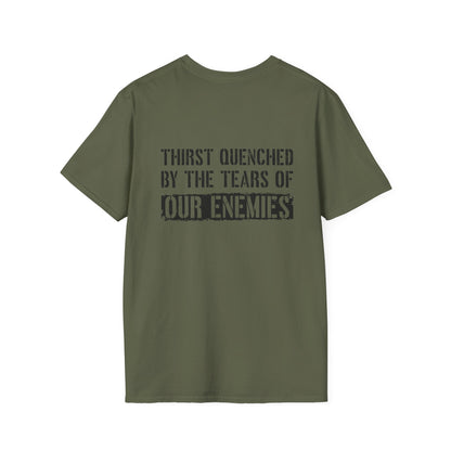 Tears of Our Enemies Graphic T-Shirt — Belleau Wood Tavern Logo Front