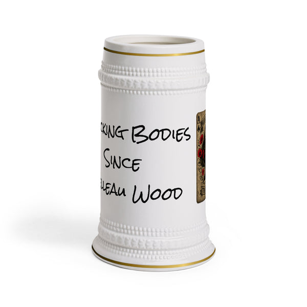 Ace of Spades - Stacking Bodies Since Belleau Wood Beer Stein Mug