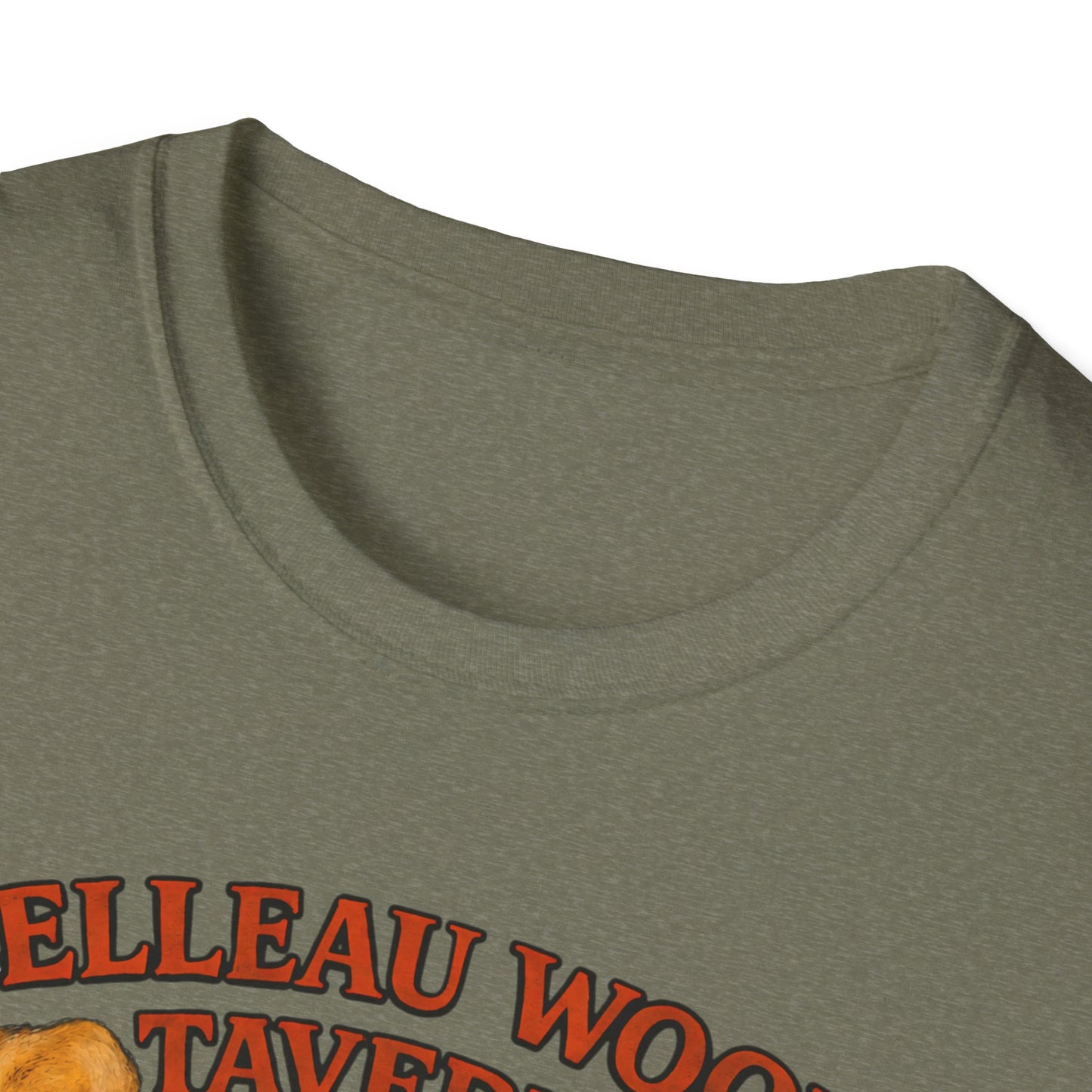 BELLEAU WOOD TAVERN Devil Dog USMC Unisex Softstyle T-Shirt, Vintage Graphic Tee
