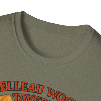 BELLEAU WOOD TAVERN Devil Dog USMC Unisex Softstyle T-Shirt, Vintage Graphic Tee
