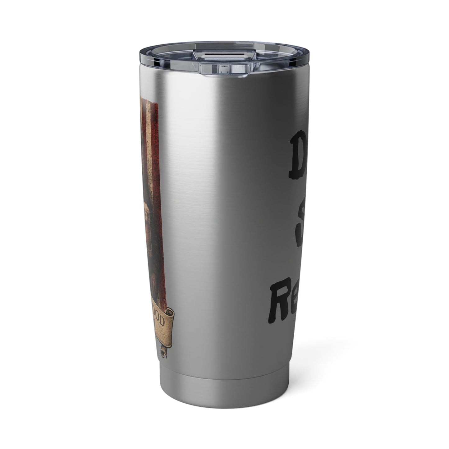 DRINK-SLAY-REPEAT Marine with Beer -US Flag Vagabond 20oz Tumbler, Travel Mug