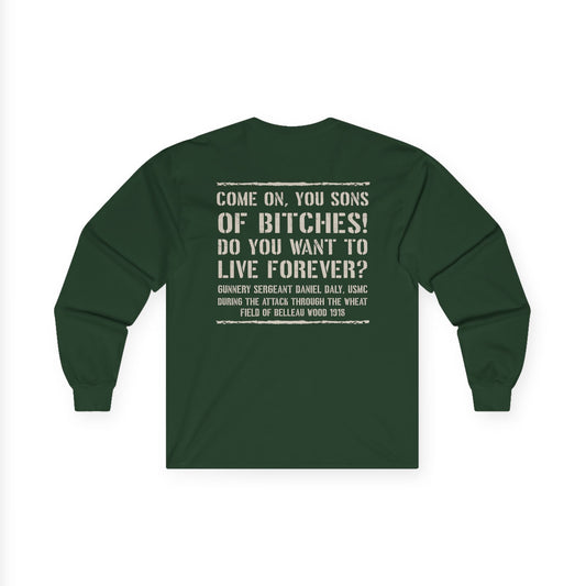 Skull Dagger- Sons of Bitches -Belleau Wood Tavern Long Sleeve Tee