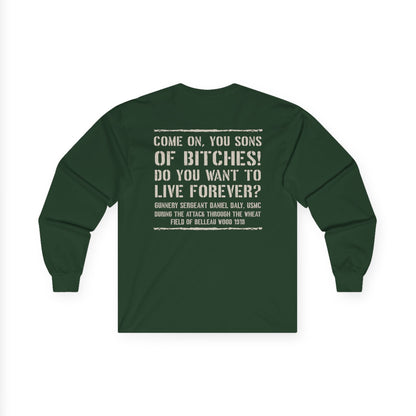 Skull Dagger- Sons of Bitches -Belleau Wood Tavern Long Sleeve Tee