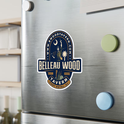 Belleau Wood Tavern Design, Vinyl Decal Stickers, Laptop Decals, Car Stickers
