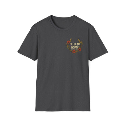Belleau Wood Tavern – Wheat & Poppies Wreath Tee Stacking Bodies