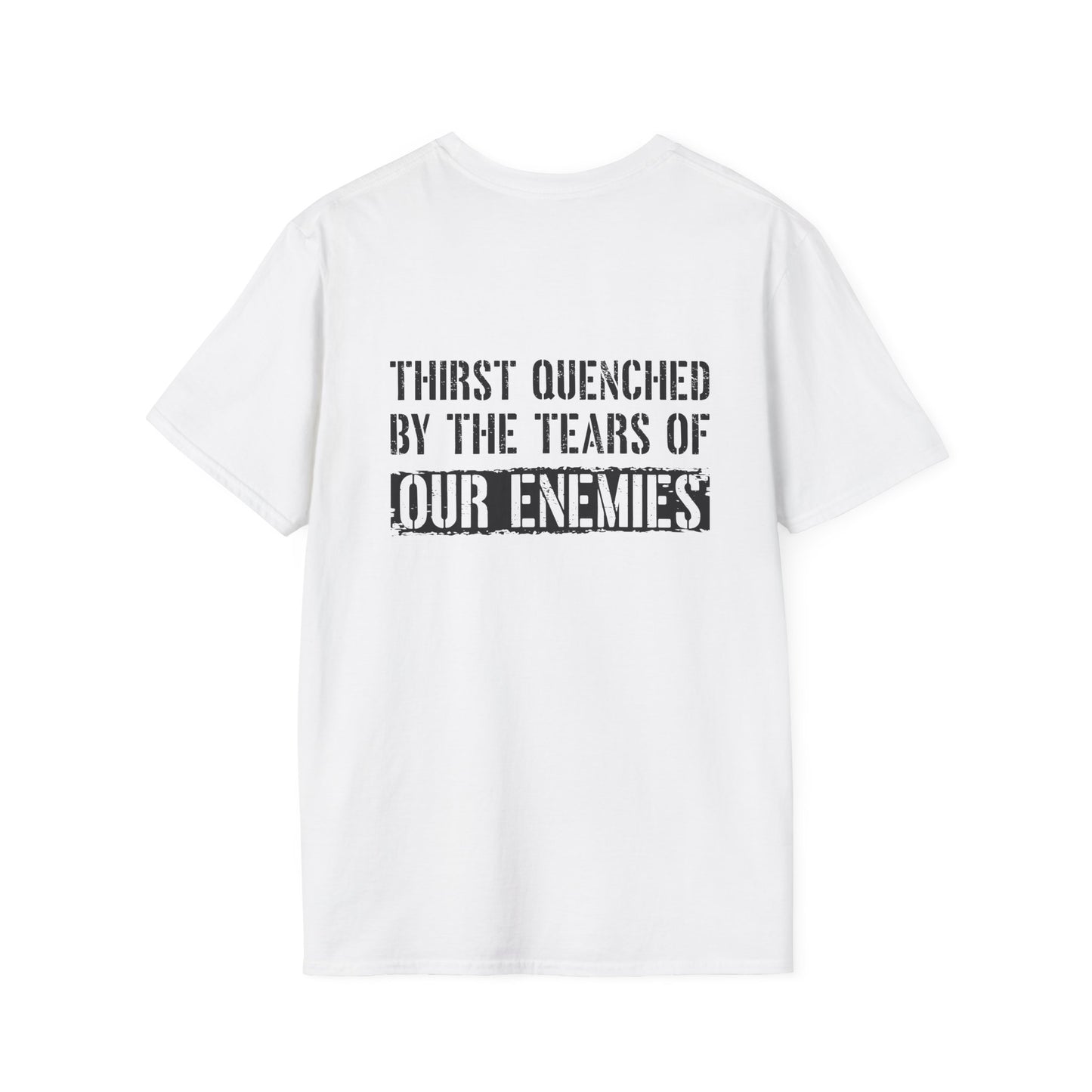 Tears of Our Enemies Graphic T-Shirt — Belleau Wood Tavern Logo Front