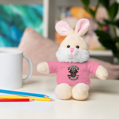 Personalized Stuffed Animal with Belleau Wood Skull T-Shirt Design