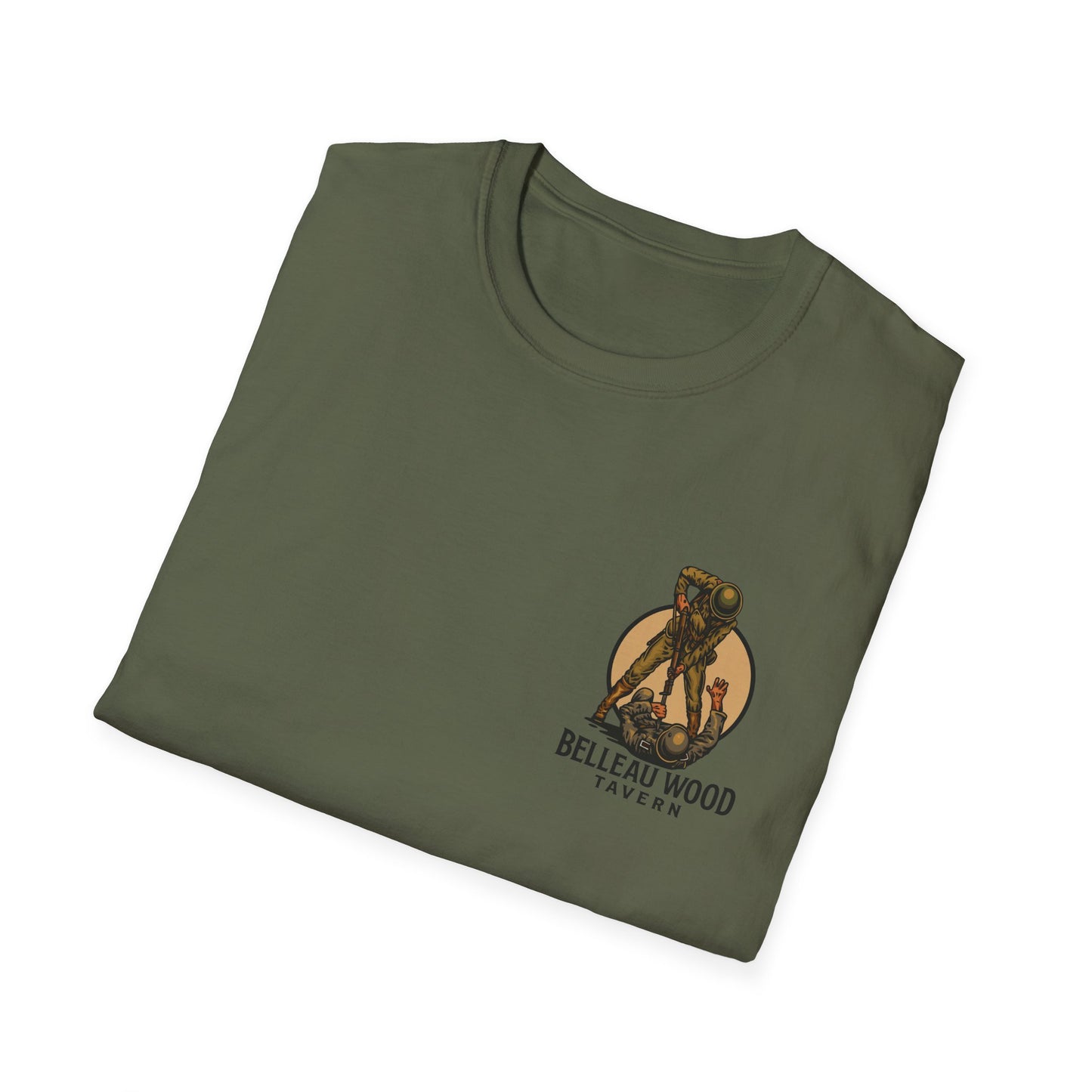 Tears of Our Enemies Graphic T-Shirt — Belleau Wood Tavern Logo Front