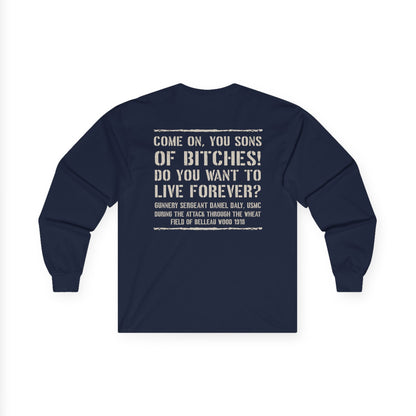 Skull Dagger- Sons of Bitches -Belleau Wood Tavern Long Sleeve Tee